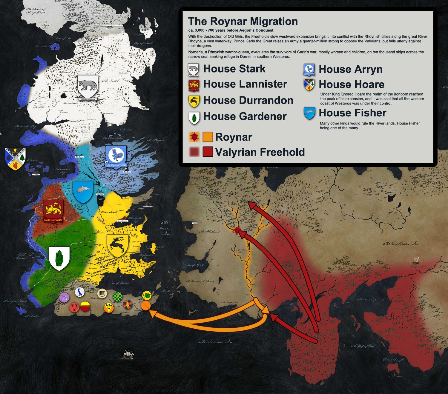 Kingdoms of Westeros